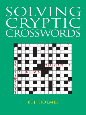 cover image of Solving Cryptic Crosswords